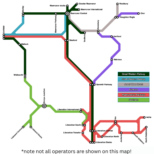 Maerrunorian rail routes