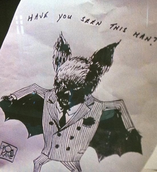 Mysterious bat figure in Gotham 