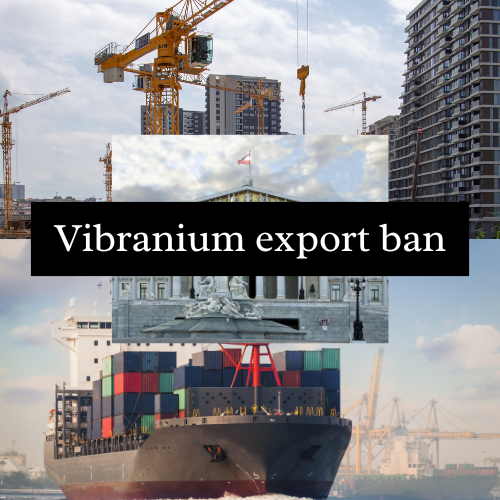 Vibranium Exports Ban | Commerce Soars