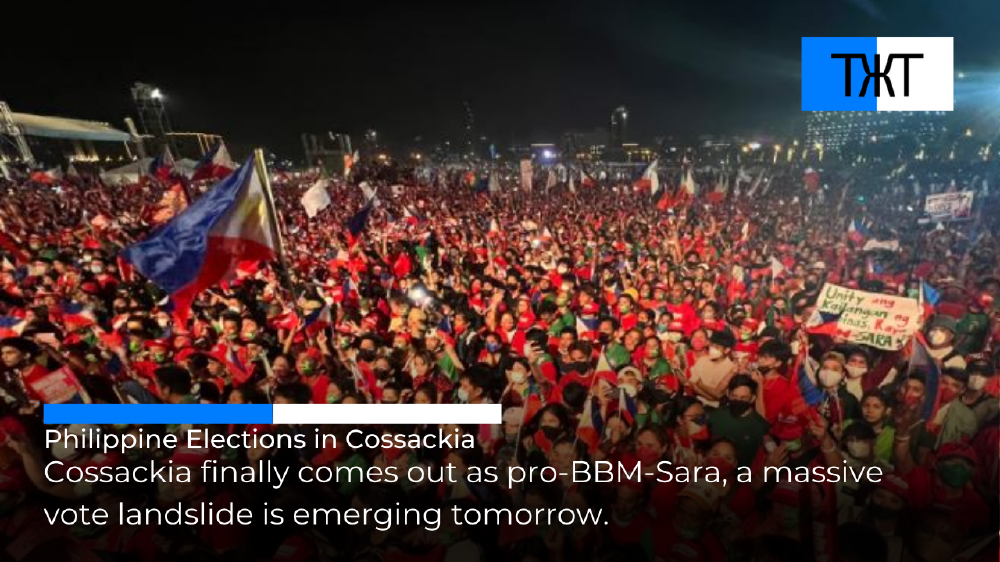 Cossackia holds the largest BBM-Sara Rally, Cossackia-Philippine elections at May 9