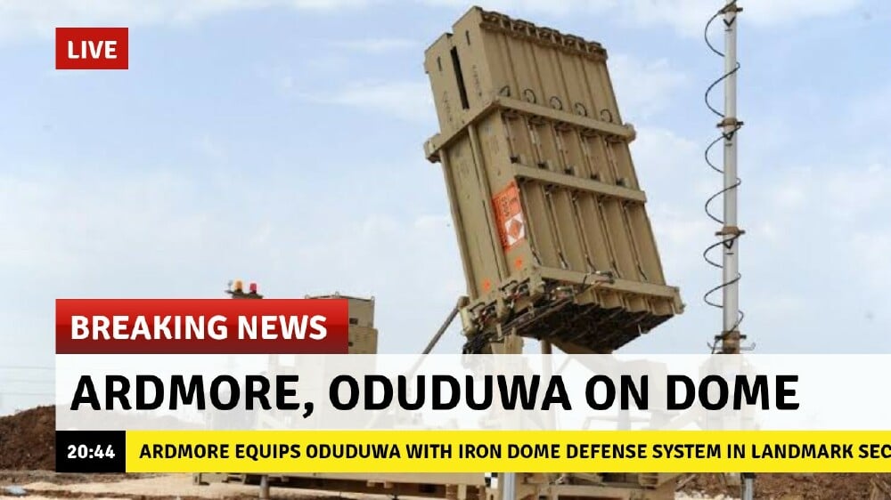 Ardmore Equips Oduduwa with Iron Dome Defense System in Landmark Security Deal