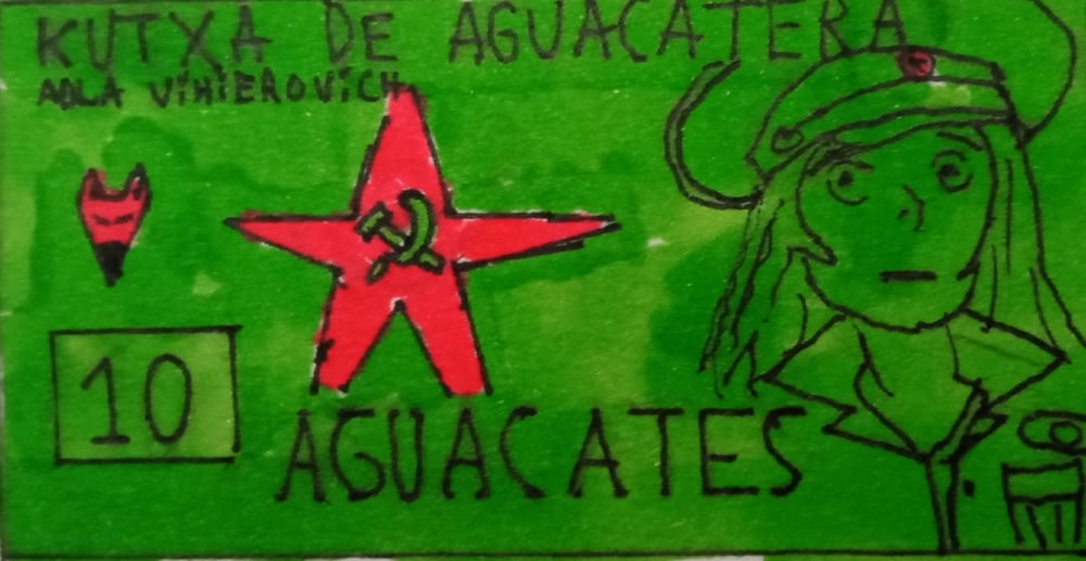 agaucatera changed theyr currency from ruble to aguacate