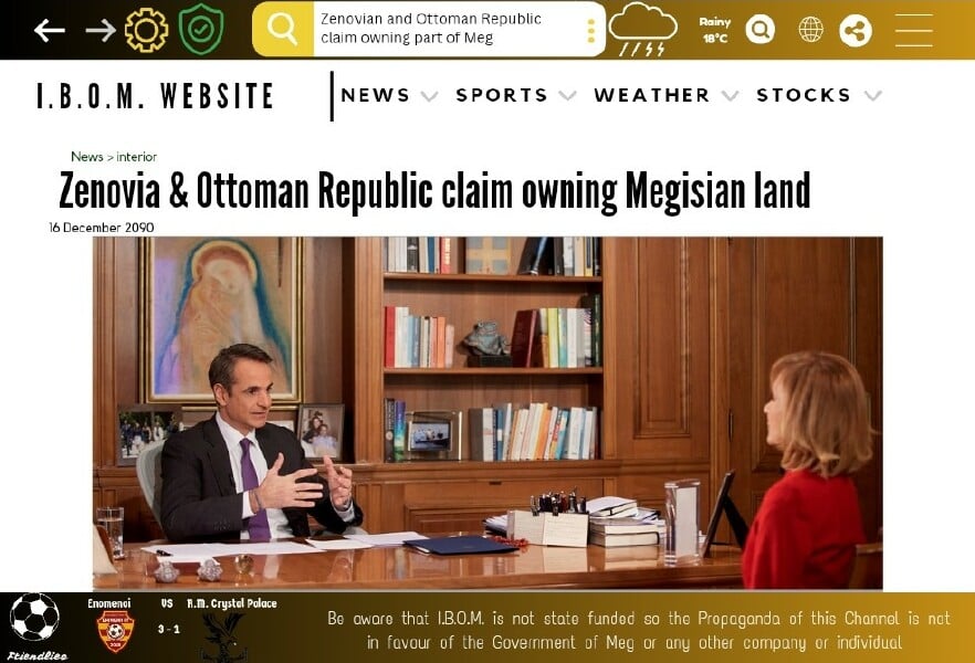 The United Kingdom of Zenovia & Ottoman Republic claim Megisian land || BREAKING NEWS