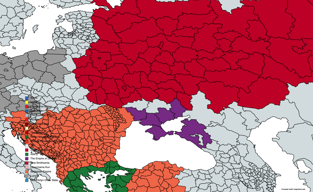 Mapchart of Orbis Part 2 | Politics and War