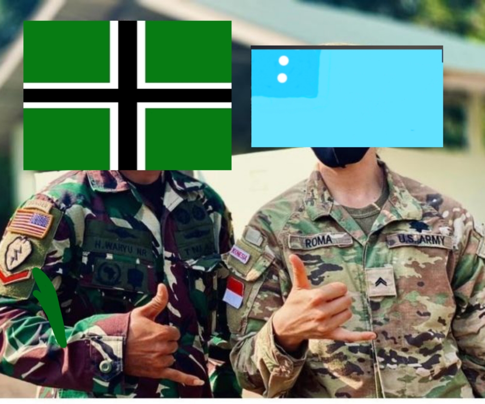 Military exercise between Green Tribal Union and Blue State
