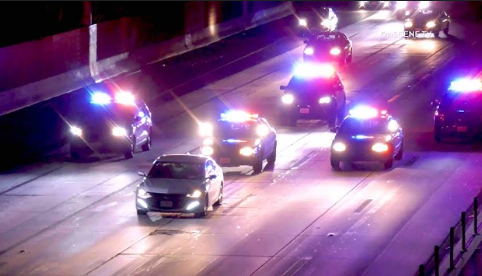 A driver passes out on a highway in Cecil leaving their foot on the gas, speeding out of control into oncoming traffic