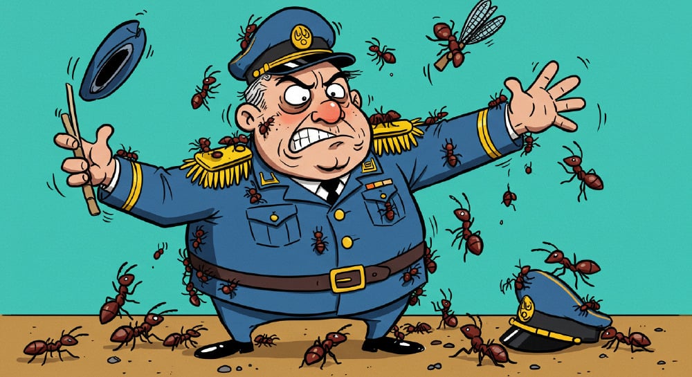 Ant Invasion Gains Foothold, Grand Poobah Outraged