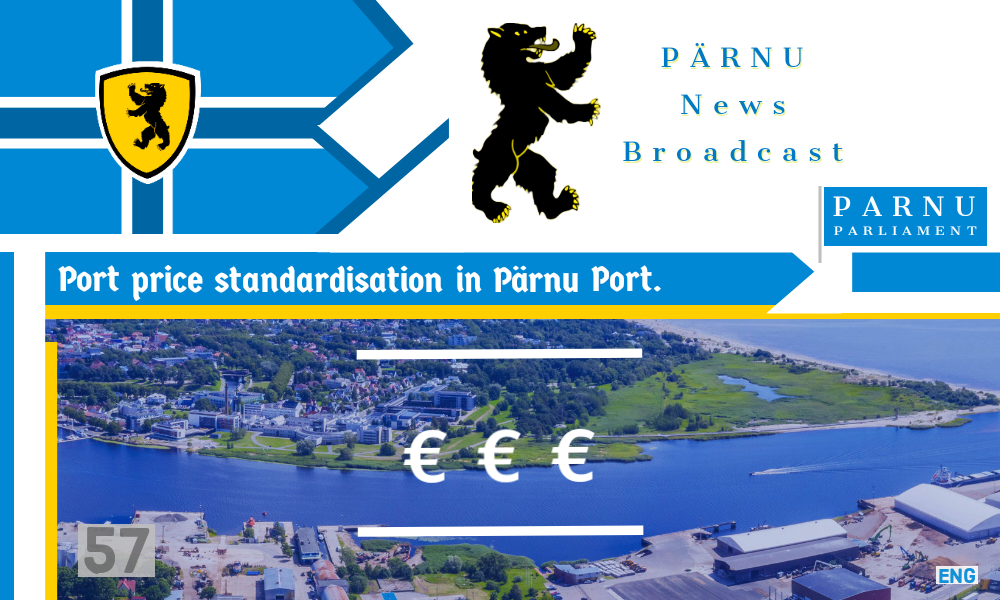 Port price standardisation in Pärnu Port.
