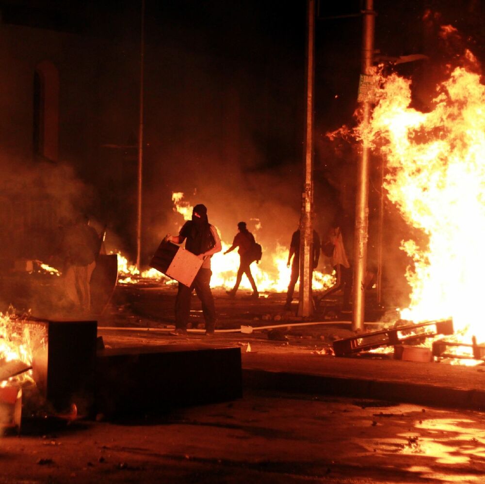 Clashes Republic of Oulieania Overnight over civil rights protests 