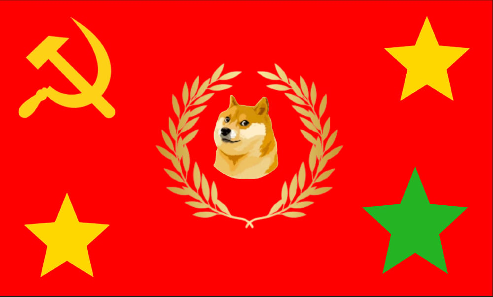 Dog Person Flag