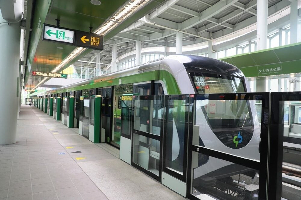 Green Line of Taichung MRT Opens After 7 Years of Construction
