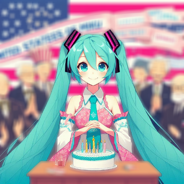 United States of Miku celebrates the 17th birthday of Miku