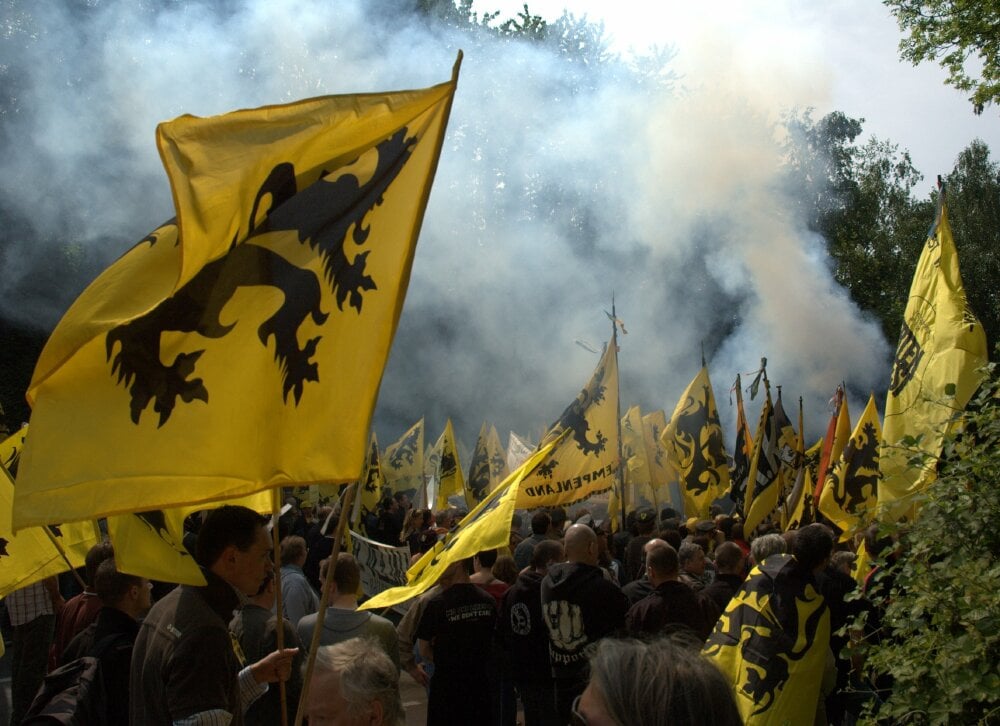 Flanders rises from the ashes, and rises a nation once again 