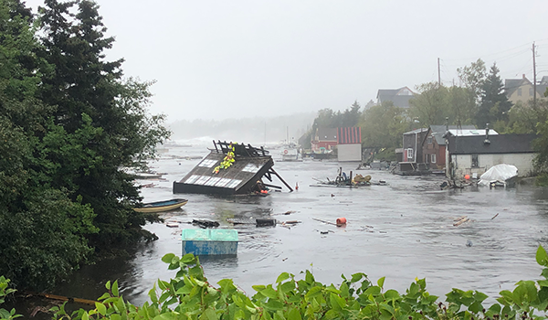 Amidst continuing recession in Prairies, The Maritimes now dealing with massive flooding.