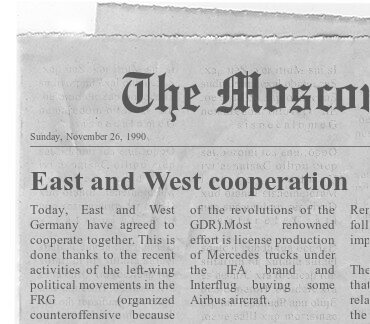 East And West Cooperation 