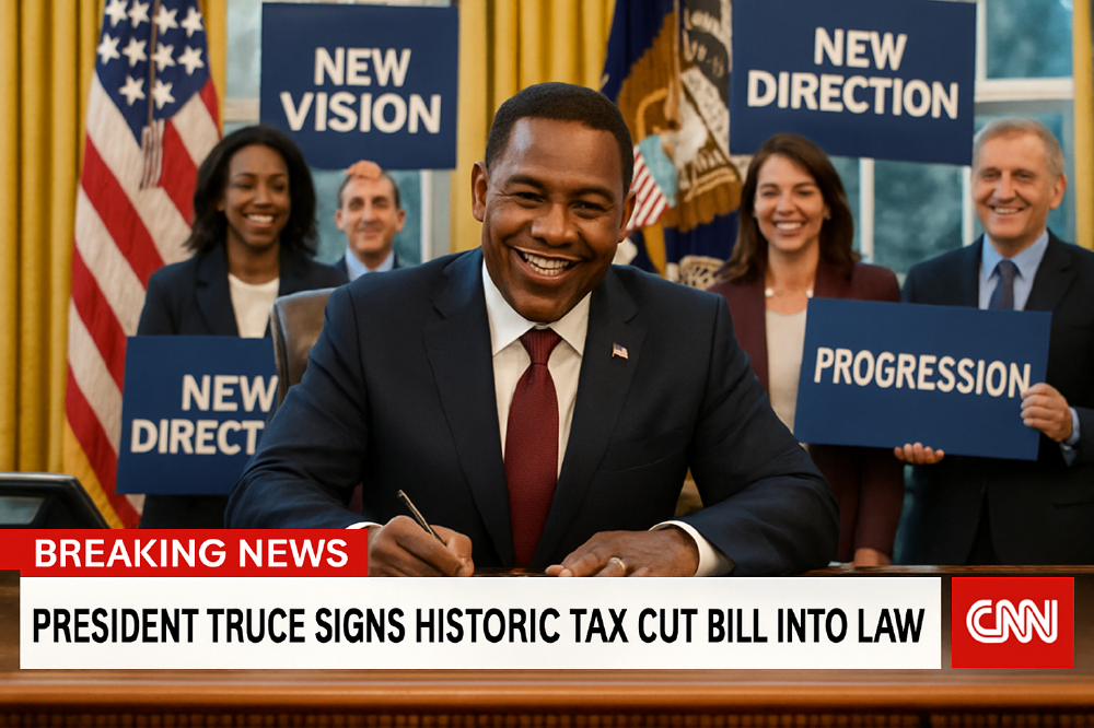 New Tax Law Has Been Signed By President Truce