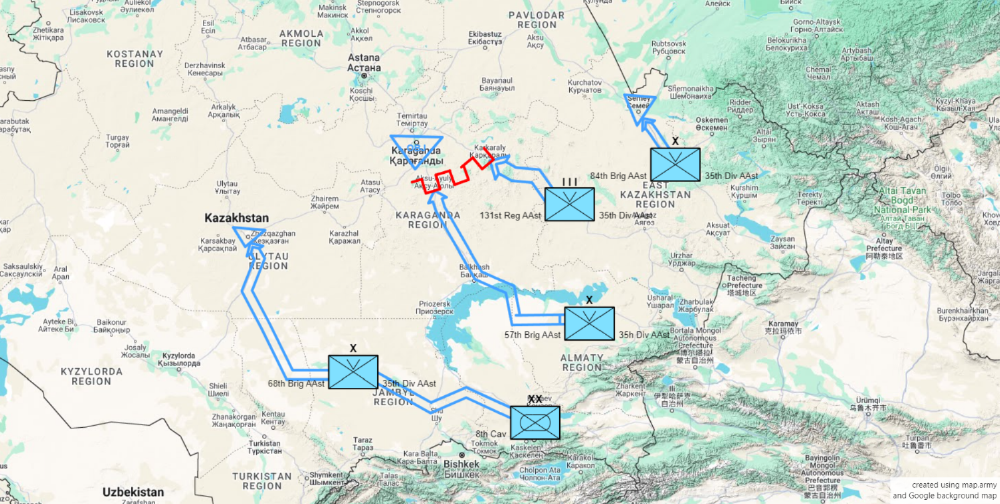Operation Steppe Eagle, Kazakh war update, Day 32