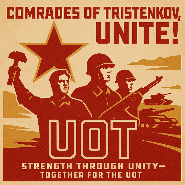 Escape the west, Defect to Communism, Come to the Union of Tristenkov