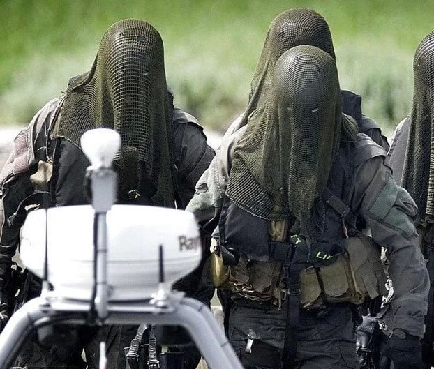 Danish special forces undergoing new training.