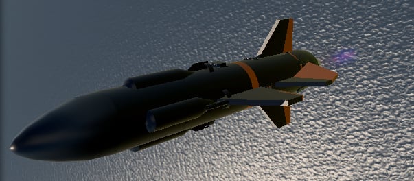 First leaflossian guided cruise missile