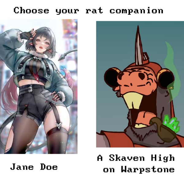 CHOOSE YOUR RAT COMPANION 
