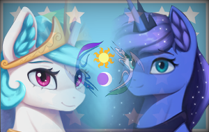 Gamma and River bids farewell, Celestia and Luna inherits the crown