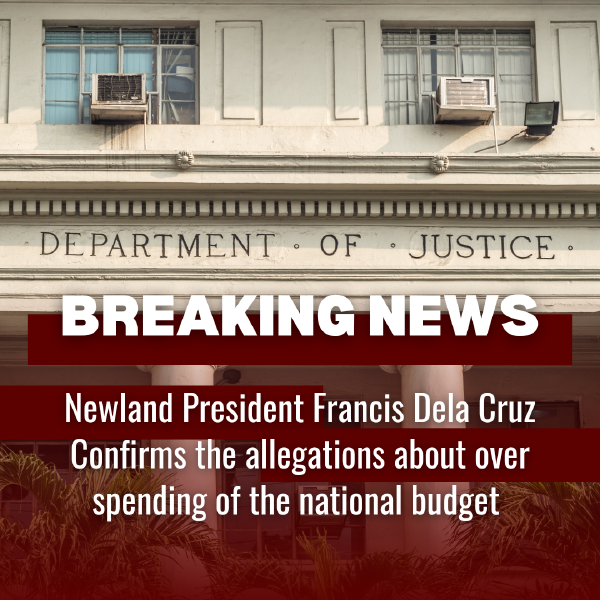 BREAKING NEWS Newland President Confirms the allegations on overspending of the national budget