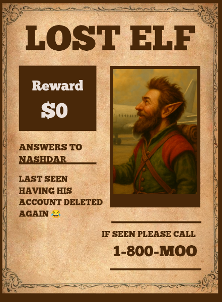LOST ELF HELP PLEASE 