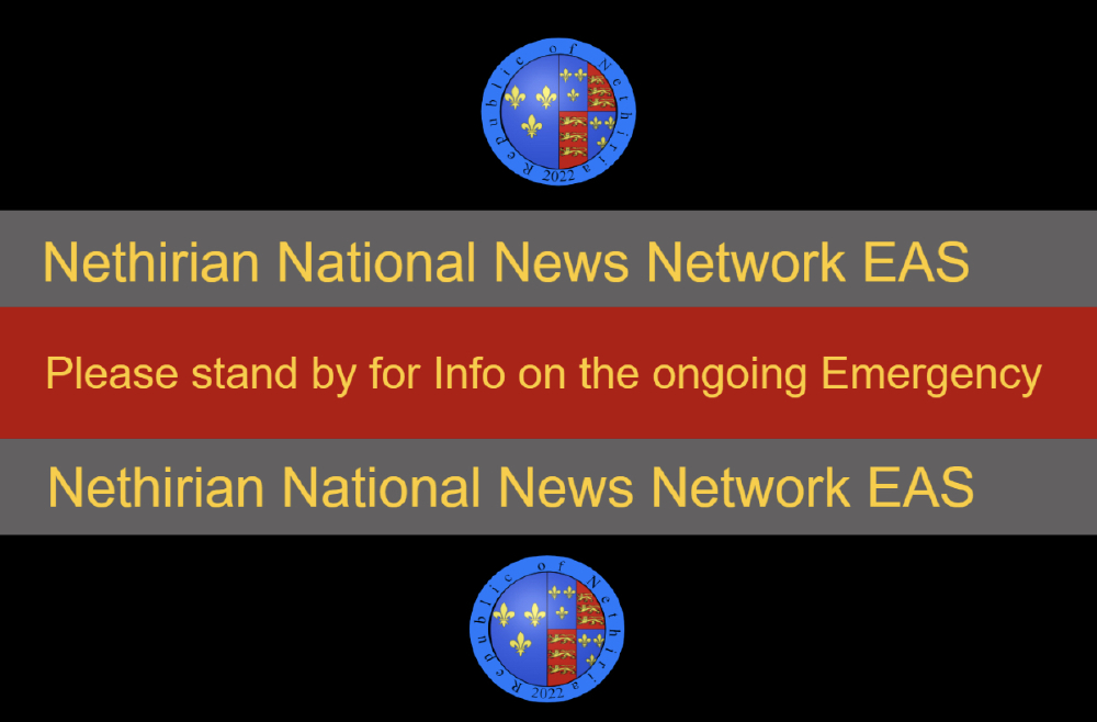 This is the Nethirian National Emergency Alert System 