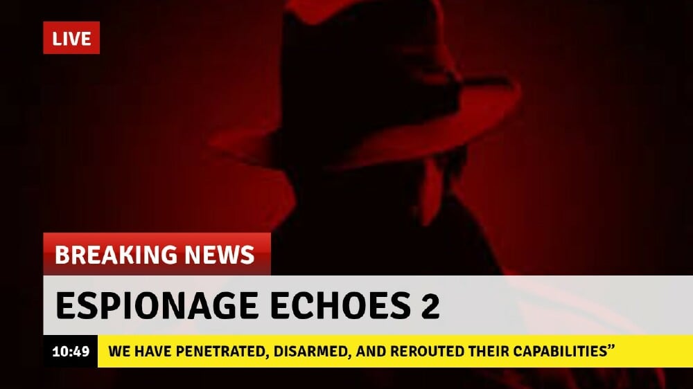 PRESIDENT GEOFFRY SAYS THE USA HAS DONE 4X MORE DAMAGE TO FOE'S INTELLIGENCE