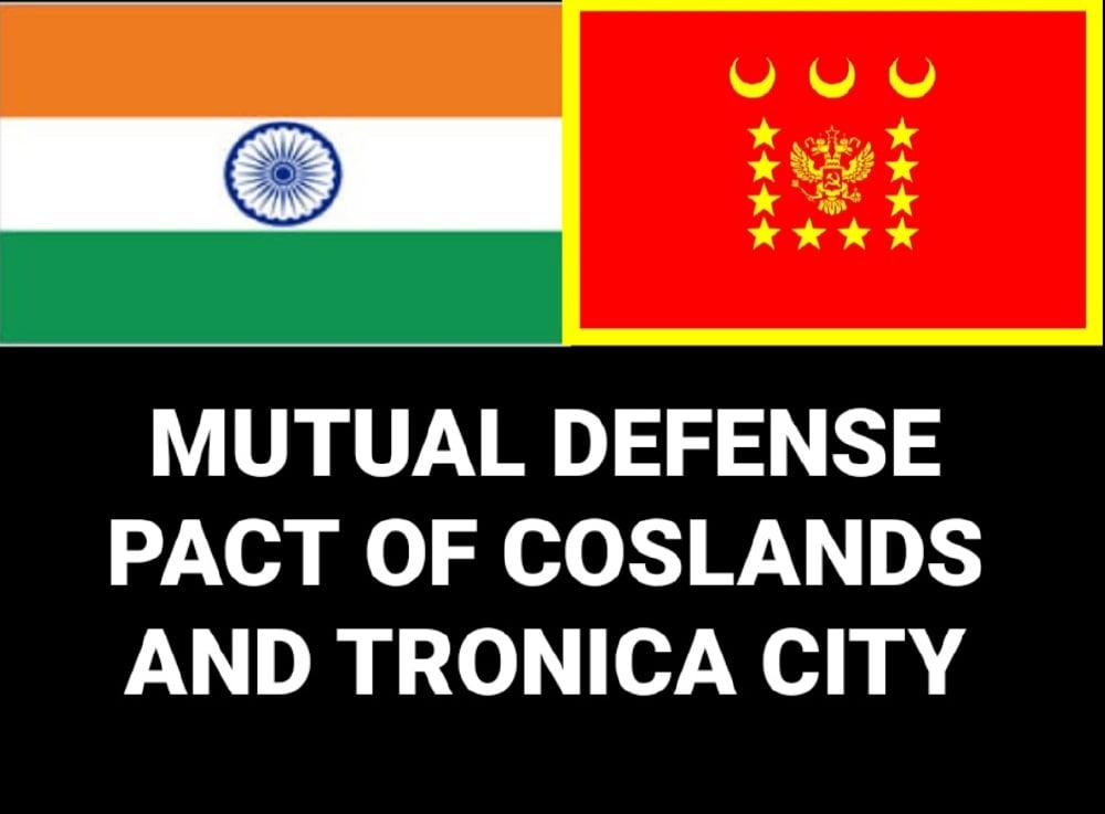 Mutual Defense Pact between Coslands and Tronica City