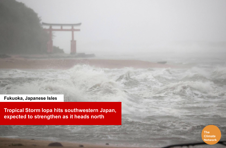 Possible Typhoon forming in the Sea of Japan