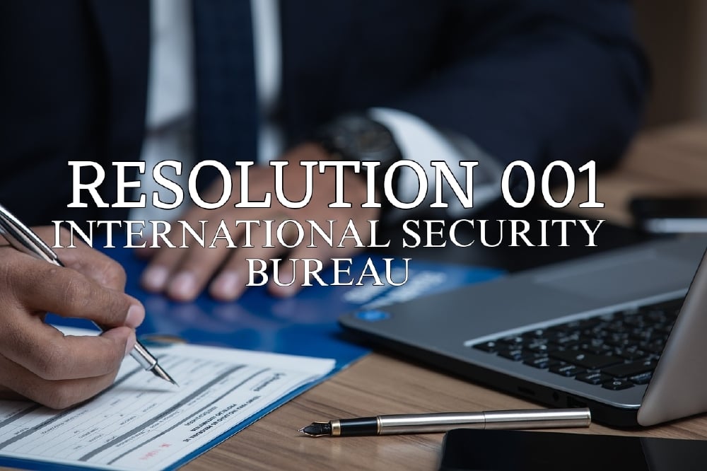 Breaking News: International Resolution 001 Officially Recognized as International Law