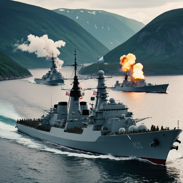 Golden-Soviet Joint Naval Exercises in Norwegian Sea 