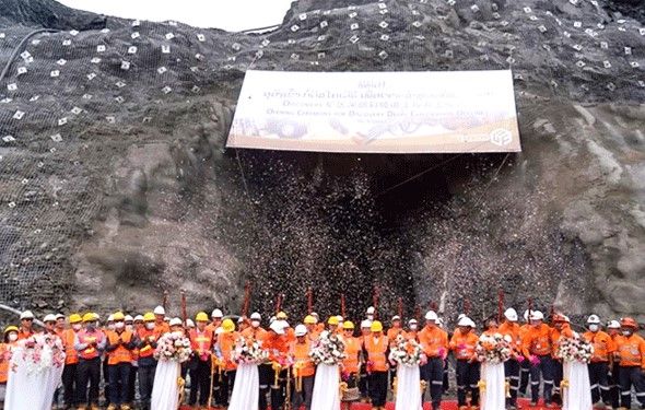 Rampant Mining Company opens it's gold mine in Alpine Hill
