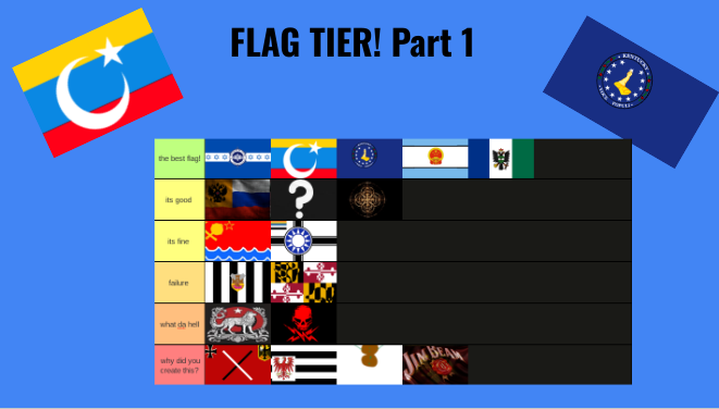 Flag tier part 1!