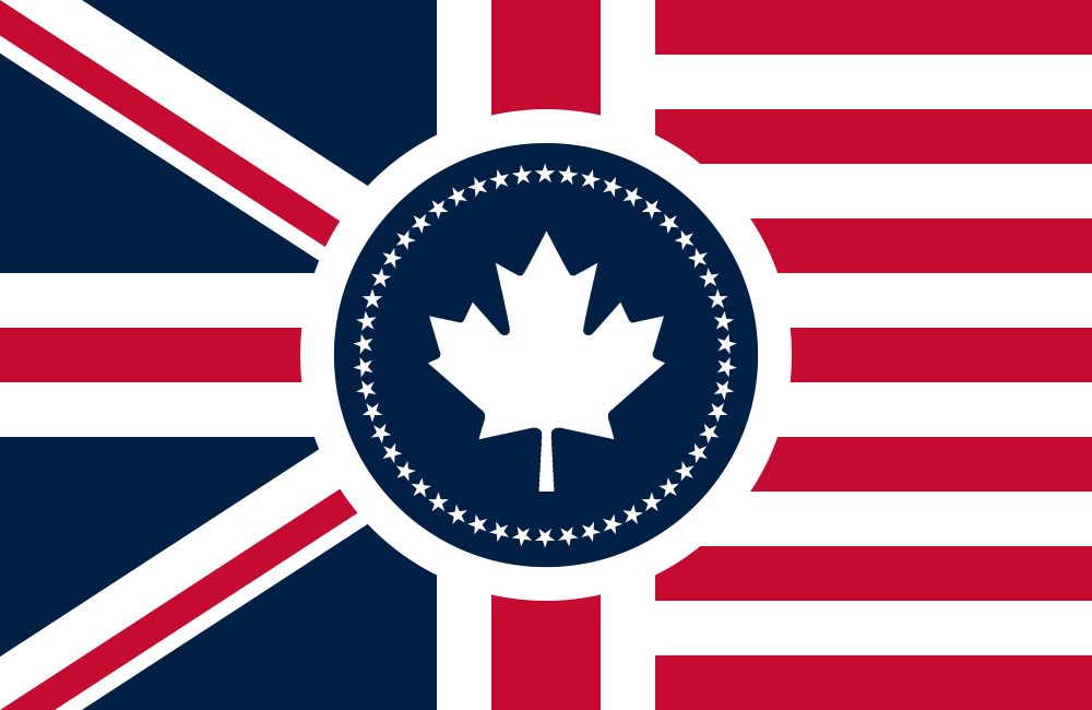 R flag. Uk USA. American & Kanada Union Flag.