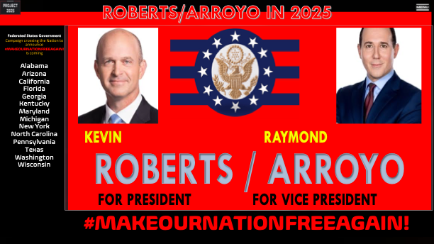 Federated States polls show Candidate Roberts with a 65/35 lead over President Alsocrooks for election in june