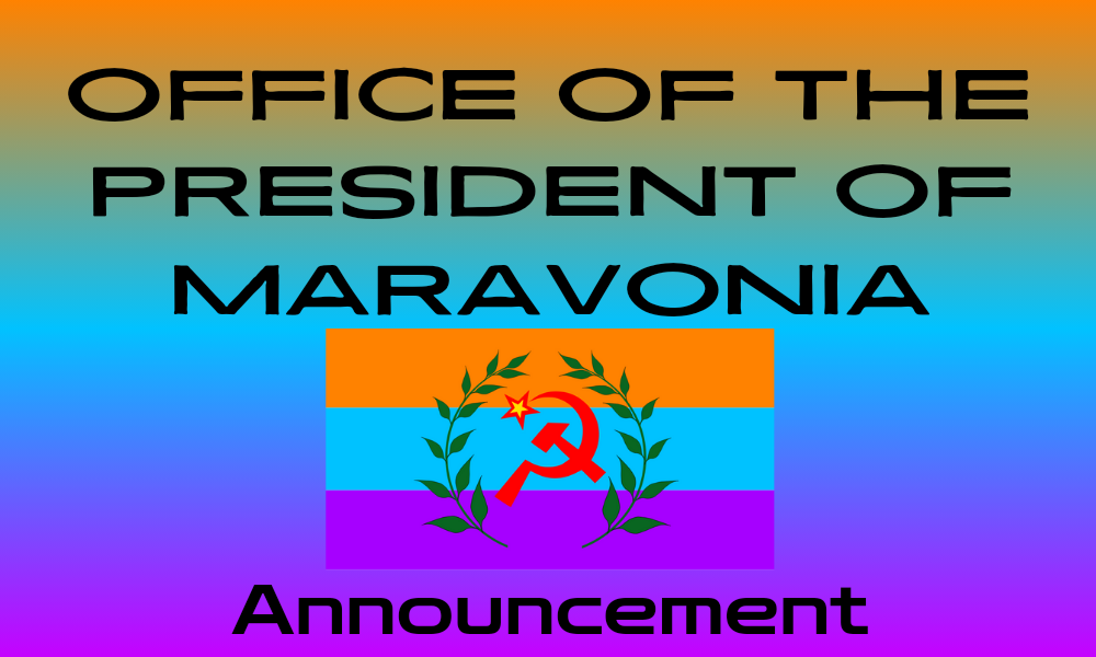 New Constitution adopted for Maravonia!