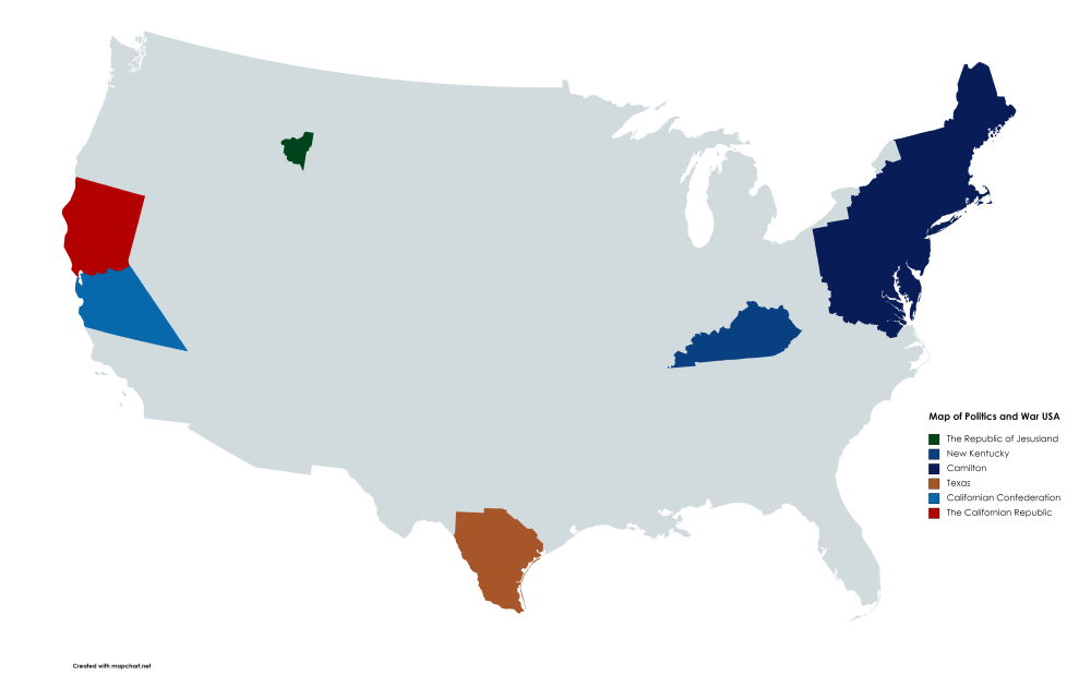 The Republic of Jesusland Map Makers Need Your Help! | Politics and War