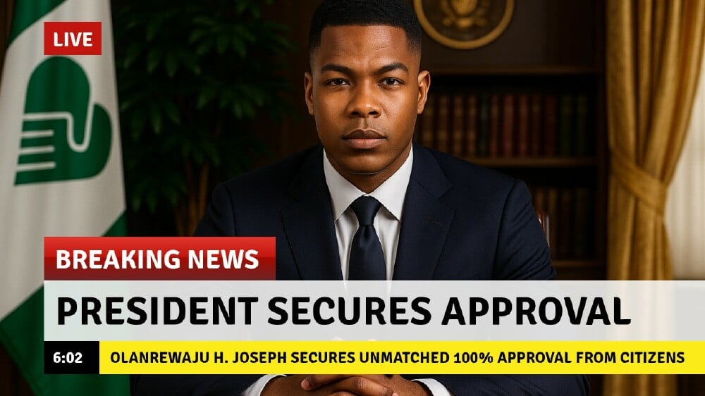 President Secures Unmatched 100% Approval from Citizens