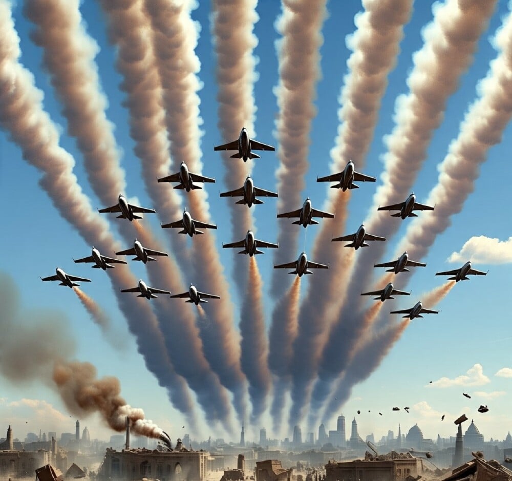 WAR HAS BROKEN OUT IN AFRICA AND EUROPE.