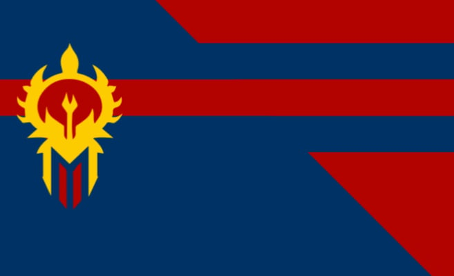 Couped Flag
