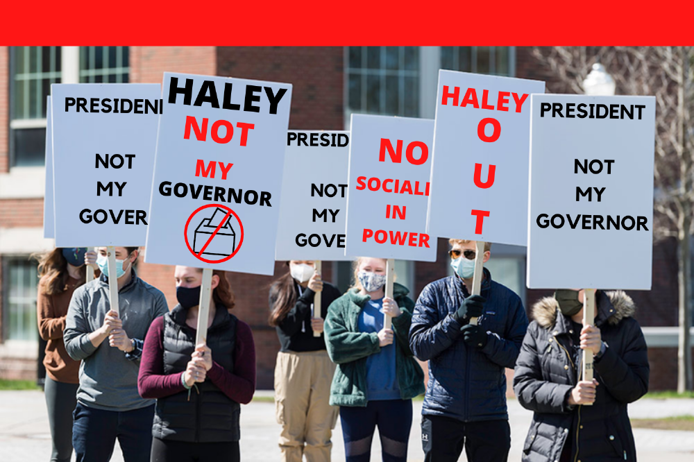 Massive Anti-Haley Demonstrations in South Delare and Appalachia, 