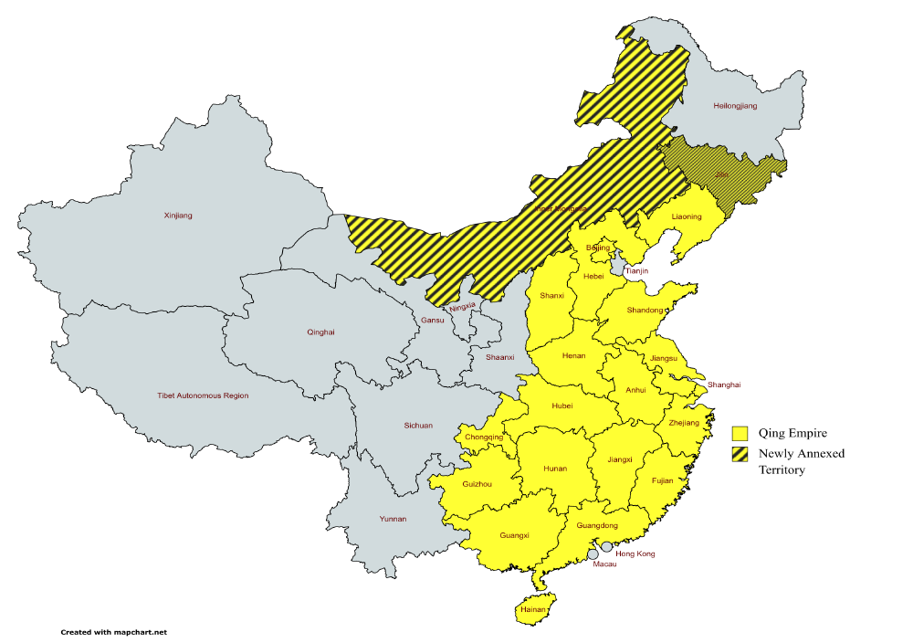 Annexation of Manchurian Lands 
