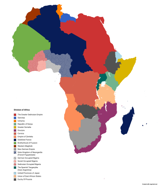 Official Map of the African continent (Final Version) | Politics and War