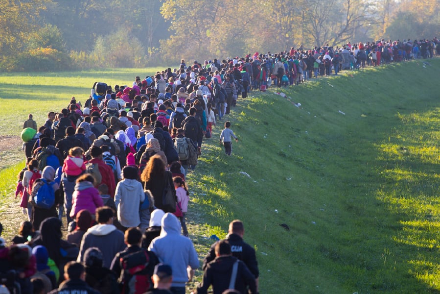 Refugee crisis hits South Germany