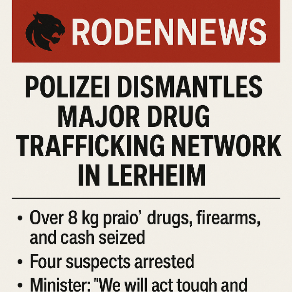 RodenNews: Police Dismantle Major Drug Trafficking Network in Lerheim