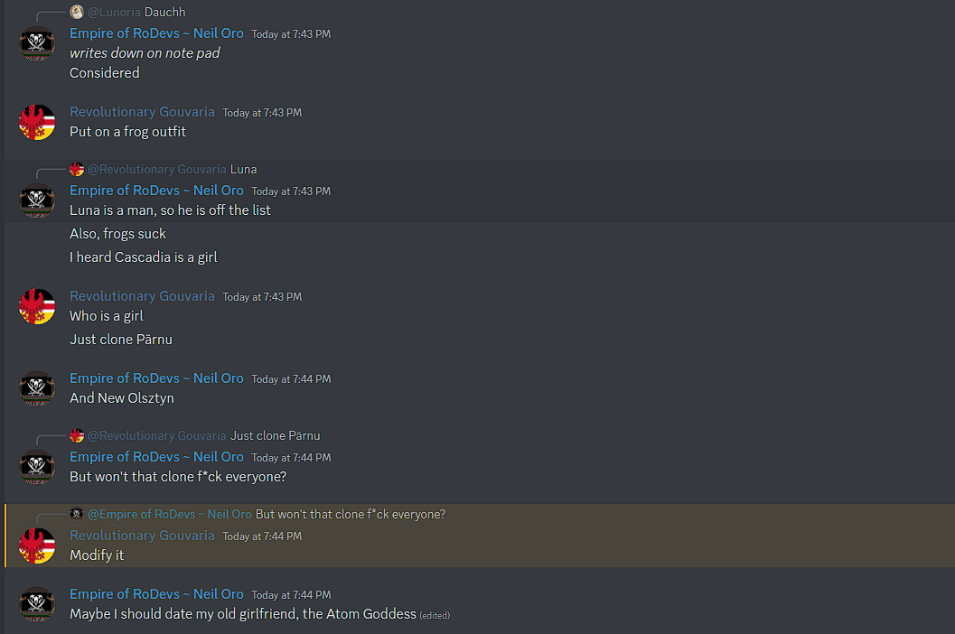 Everyone put on trial | GW Discord Drama | Parnu-RoDevs Drama ...