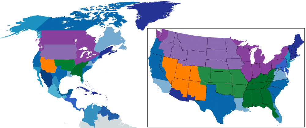Maps of The United Kingdom of Columbia
